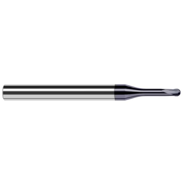 End Mill for Hardened Steels - Finishers - Ball, 0.0150